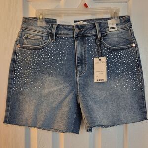 💲2️⃣0️⃣ Bundled ✔️Judy Blue Studded Blue Jean Shorts